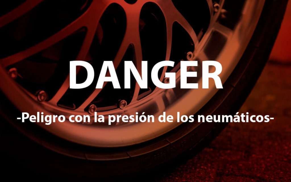 peligro presion neumaticos